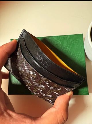 Tarjetero Goyard -Negro