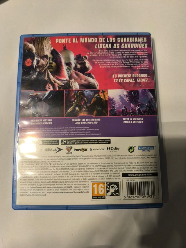 PS5 (PlayStation 5) Guardianes de la Galaxia