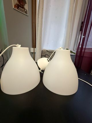 2 Lámparas Ikea Blancas