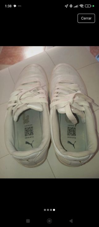 Zapatillas Puma blancas