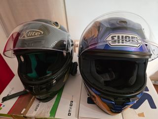 2 Cascos: Por 850€  1 Shoei Edición Limitada Thai