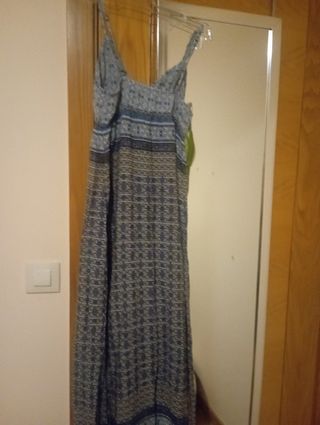 Vestido Zara azul talla S - verano