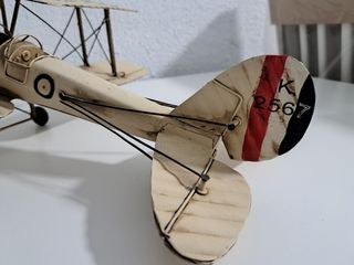 Avioneta Vintage Metálica