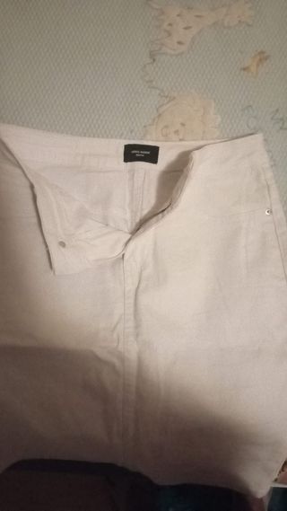 Conjunto Vero Moda: Falda blanca & top negro