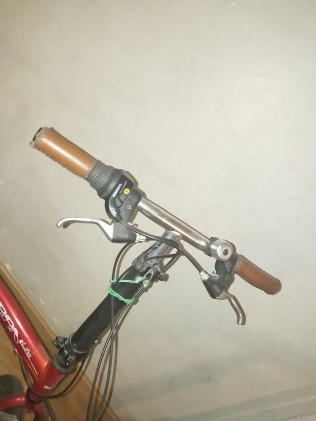 Bicicleta plegable boomerang.