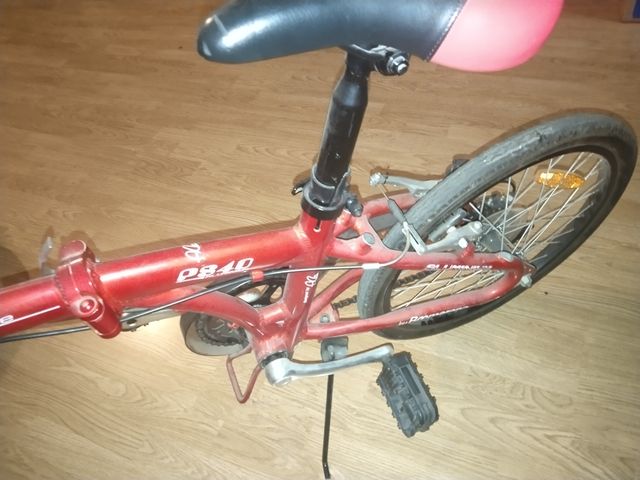 Bicicleta plegable boomerang.