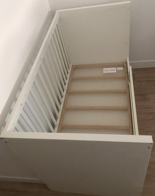 Cuna bebé blanca 