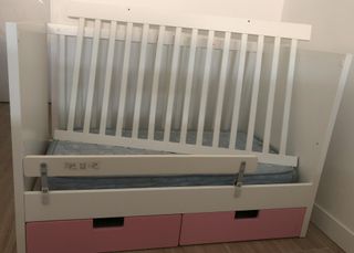Cuna bebé blanca 