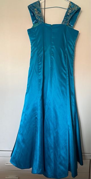 Traje turquesa invitada boda