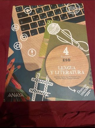 libro lengua y literatura 4º ESO
