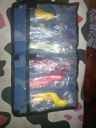 Señuelos de pesca (6uds)
Solo se ha utilizado 1