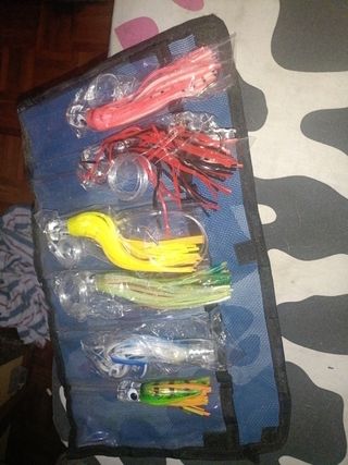 Señuelos de pesca (6uds)
Solo se ha utilizado 1