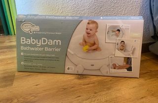 Babydam Barrera bañera gris