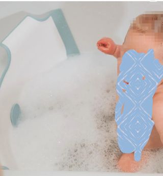 Babydam Barrera bañera gris