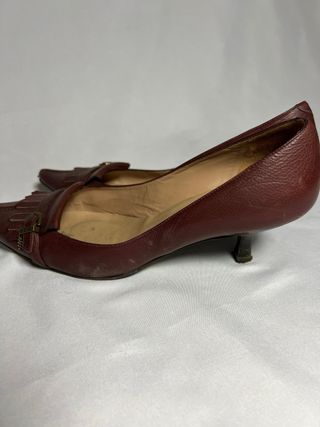 Tacones Balenciaga marrón vintage