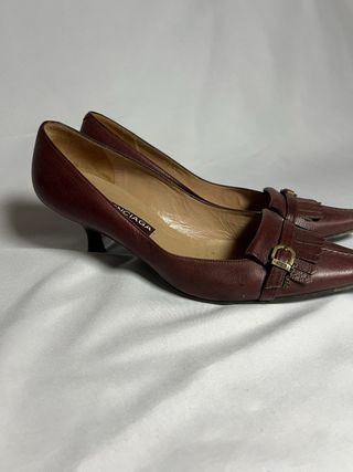 Tacones Balenciaga marrón vintage