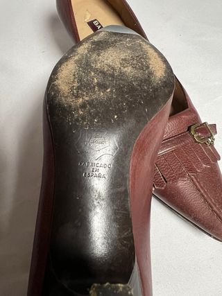 Tacones Balenciaga marrón vintage
