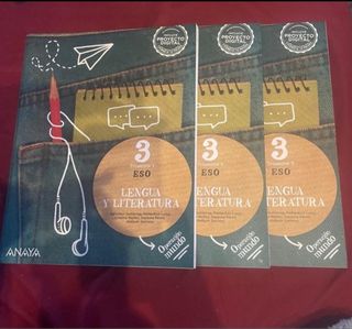 Libro lengua y literatura 3º ESO