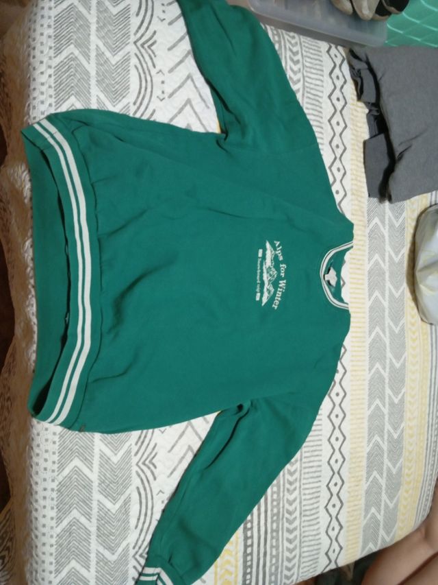 Sudadera verde Alp for Winter