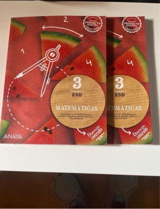 Libros matemáticas 3° ESO