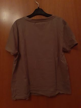 Camiseta Pull & Bear M Caqui