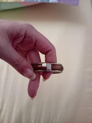 Bracciale rigido in rame anni 70 con apertura