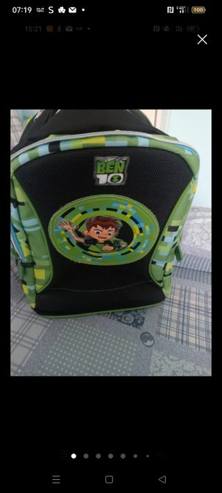 Zaino Ben 10 scuola con ruote 
