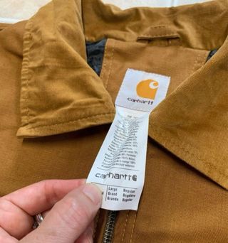 Chaqueta Rework Carhartt Detroit L Camel, Nueva