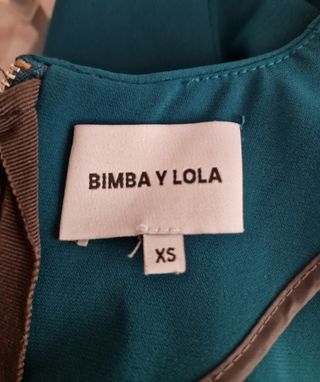 Vestido Bimba y Lola - Verde azulado