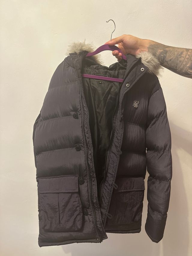 Chaquetón Siksilk negro - Talla M