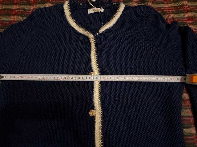 Chaqueta punto azul marino