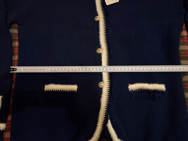 Chaqueta punto azul marino