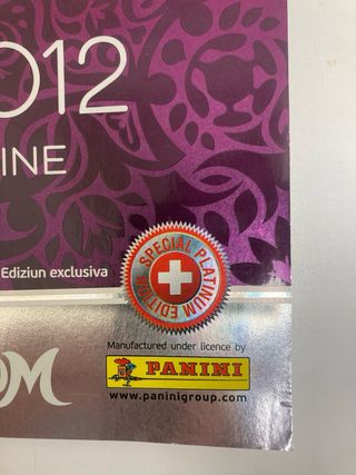 Álbum completo Euro 2012-Rara-Platino- Panini