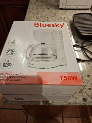 Cafetera americana , Bluesky 750W - Nueva