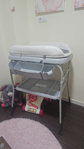 Bañera cambiador bebé - Gris