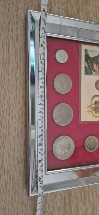 Monedas franquistas en marco