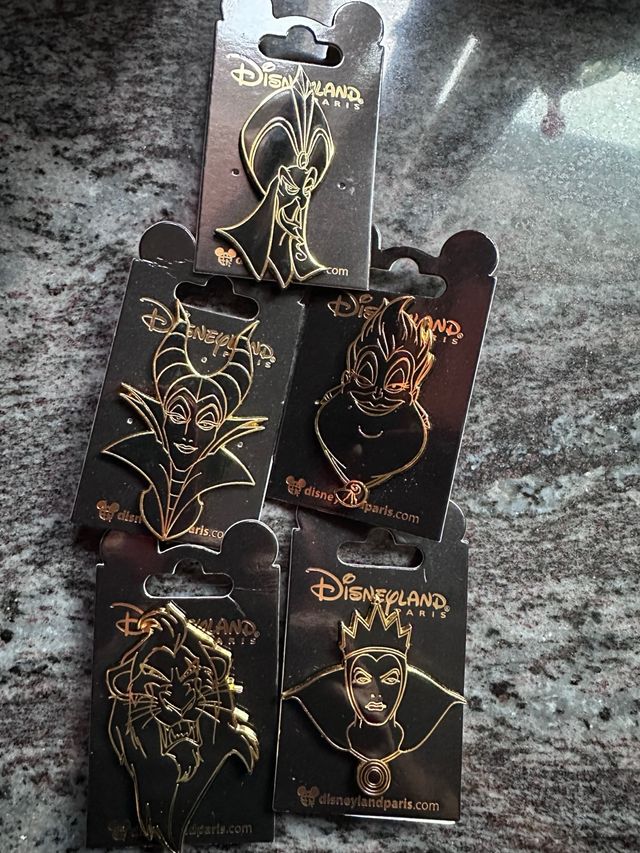 Pins Disney Villanos - Disneyland Paris