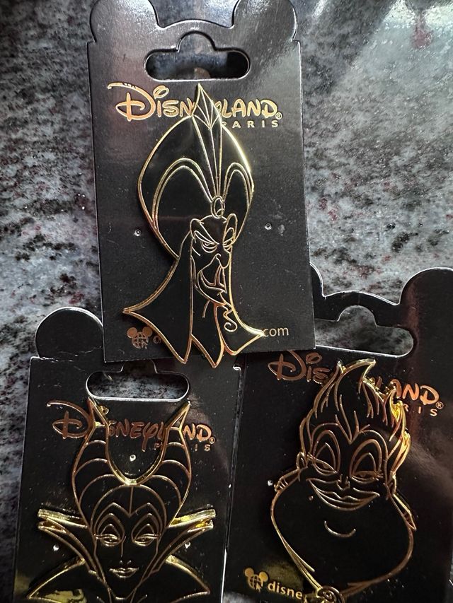 Pins Disney Villanos - Disneyland Paris