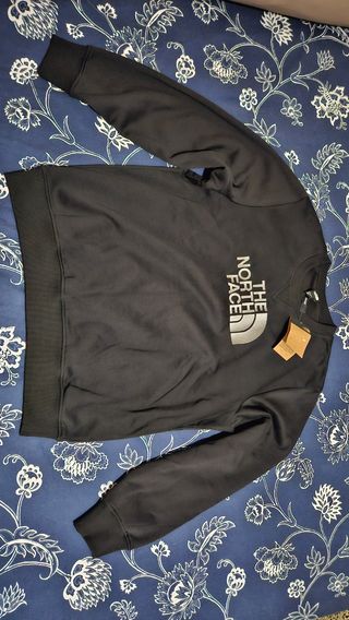 Sudadera The North Face negra original.