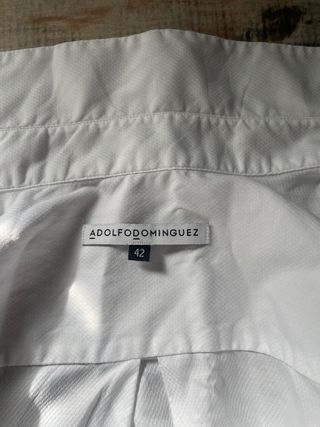 Camisa blanca Adolfo Domínguez XL