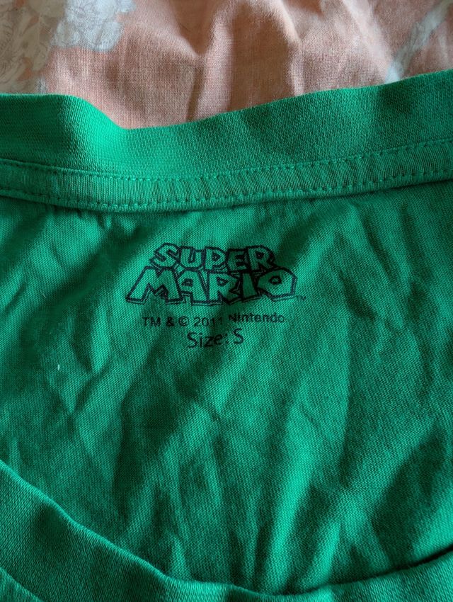 Maglietta Super Mario Bros verde