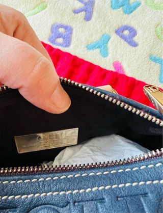 Bolso Carolina Herrera Andy 5 azul marino