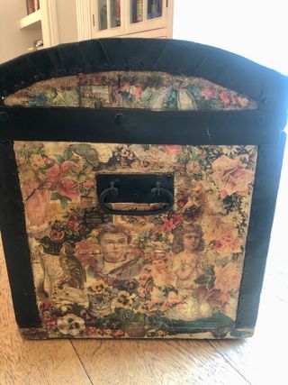 Baule vintage legno-metallo