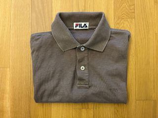 Polo Fila vintage marrone tg.L