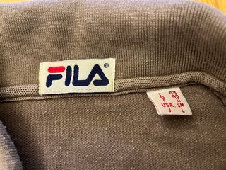 Polo Fila vintage marrone tg.L