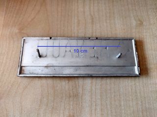 Placa coche logo Renault 7 (R7)