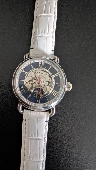 Reloj Tommy Hilfiger - Plata y Blanco