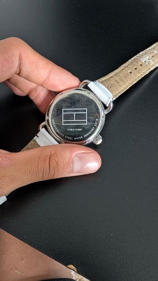 Reloj Tommy Hilfiger - Plata y Blanco