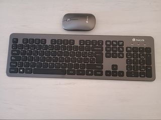 Teclado y ratón NGS - Gris oscuro
