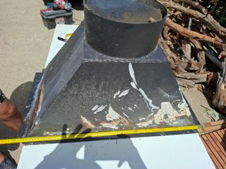 Chimenea leña - tubo metal